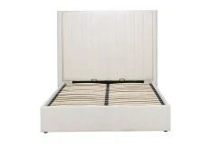 ASC ASC Melody 5ft King Size Cream Fabric Ottoman Bed Frame