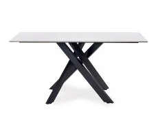 Julian Bowen Julian Bowen Bradley 160cm White Marble Dining Table