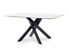 Julian Bowen Bradley 160cm White Marble Dining Table