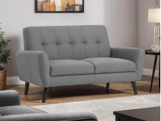 Julian Bowen Julian Bowen Monza Dove Grey 2 Seater Sofa