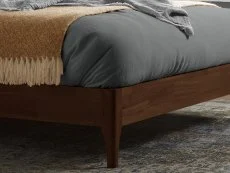 Birlea Furniture & Beds Birlea Halfden 4ft6 Double Grey Fabric Bed Frame