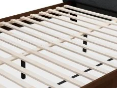 Birlea Furniture & Beds Birlea Halfden 4ft6 Double Grey Fabric Bed Frame