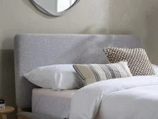 Birlea Furniture & Beds Birlea Ezra 5ft King Size Grey Fabric Bed Frame
