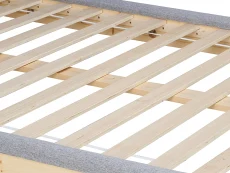 Birlea Furniture & Beds Birlea Ezra 5ft King Size Grey Fabric Bed Frame