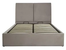 GFW GFW Montrel 5ft King Size Natural Fabric Ottoman Bed Frame