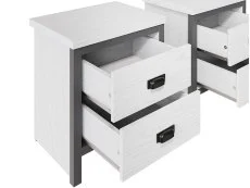 GFW GFW Boston White 4 Piece Bedroom Furniture Package