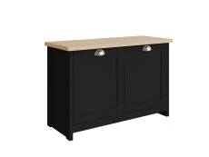 GFW GFW Lancaster Black 2 Door Shoe Storage
