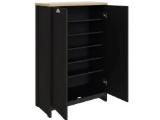 GFW GFW Lancaster Black 2 Door Shoe Cabinet