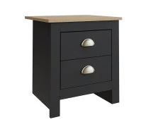 GFW GFW Lancaster Black 4 Piece Bedroom Furniture Package