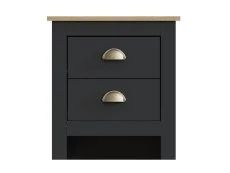 GFW GFW Lancaster Black 4 Piece Bedroom Furniture Package
