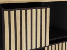 GFW GFW Kube 2x2 Black and Oak Shelf Storage Cube