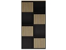 GFW GFW Kube 2x4 Black and Oak Shelf Storage Cube