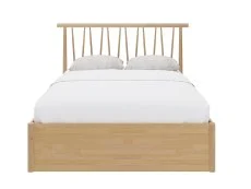 GFW GFW Fusum 4ft6 Double Oak Spindle Ottoman Bed Frame