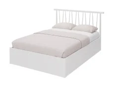 GFW GFW Fusum White Spindle Ottoman Bed Frame