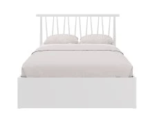 GFW GFW Fusum White Spindle Ottoman Bed Frame