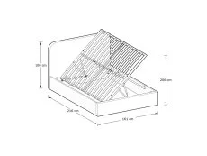 GFW GFW Chiswick 5ft King Size Soft Pink Ottoman Bed Frame