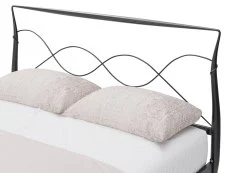 GFW GFW Rimini 5ft King Size Black Metal Bed Frame