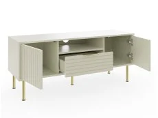 GFW GFW Nervata 2 Doors 1 Drawer Ivory TV Unit