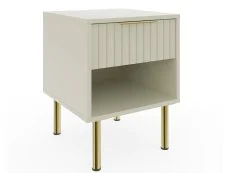 GFW GFW Nervata Ivory 1 Drawer Lamp Table
