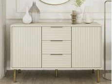 GFW GFW Nervata Ivory 2 Door 3 Drawer Sideboard