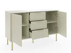 GFW GFW Nervata Ivory 2 Door 3 Drawer Sideboard