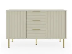 GFW GFW Nervata Ivory 2 Door 3 Drawer Sideboard