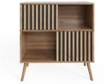 GFW GFW Rowan Oak 2 Door Compact Sideboard