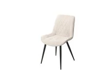 Core Core Aspen Diamond Stitch Set of 2 Natural Fabric Dining Chairs