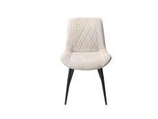 Core Core Aspen Diamond Stitch Set of 2 Natural Fabric Dining Chairs