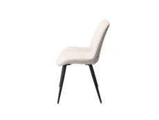 Core Core Aspen Diamond Stitch Set of 2 Natural Fabric Dining Chairs