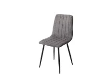 Core Core Aspen Straight Stitch Set of 2 Grey Cord Fabric Dining Chairs