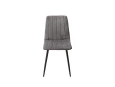 Core Core Aspen Straight Stitch Set of 2 Grey Cord Fabric Dining Chairs