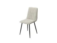Core Core Aspen Straight Stitch Set of 2 Light Grey Cord Fabric Dining Chairs
