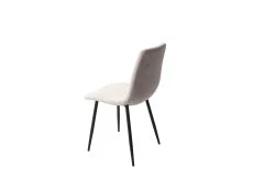 Core Products Core Aspen Straight Stitch Set of 2 Natural Cord Fabric Dining Chairs