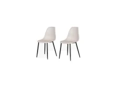 Core Core Aspen Curve Chair Set of 2 Calico Plastic Seats