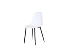 Core Products Core Aspen Curve Chair Set of 2 White Plastic Seats