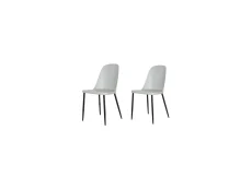 Core Products Core Aspen Duo Chair Set of 2 Grey Plastic Seats