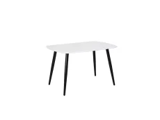 Core Products Core Aspen Rectangular White Dining Table