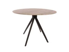 Core Core Aspen Round Grey Oak Dining Table