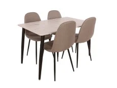 Core Core Aspen Rectangular White Dining Set