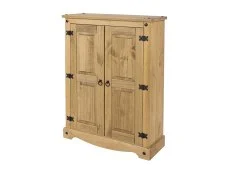 Core Core Corona 2 Door Waxed Pine Wooden Sideboard