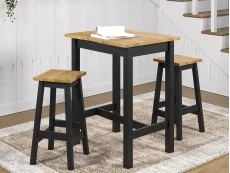 Core Core Corona Black Small Rectangular Dining Set