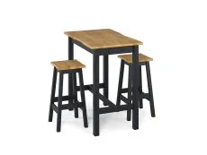 Core Core Corona Black Large Rectangular Dining Set