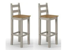 Core Core Corona Grey Set of 2 High Dining Chair