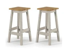 Core Core Corona Grey Set of 2 Edge High Breakfast Stool
