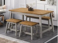 Core Core Corona Grey Edge Large Dining Bench