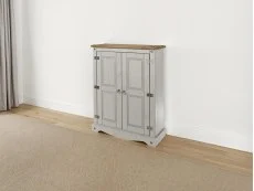 Core Products Core Corona 2 Door Grey Wax Wooden Sideboard