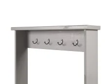 Core Core Corona Grey and Waxed Pine 2 Tier Shoe Bench With Hat & Coat Rack