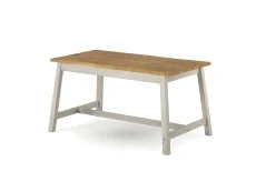 Core Core Corona Grey and Waxed Pine Edge Large Dining Table
