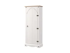 Core Products Core Corona White Wax Vestry Wooden Cupboard
